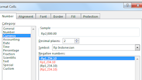  2 Cara Menambahkan Mata Uang Rupiah Menggunakan Format Cells